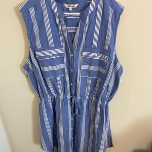 High low shirt dress